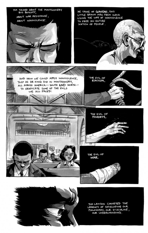 Excerpt from "March", a graphic novel